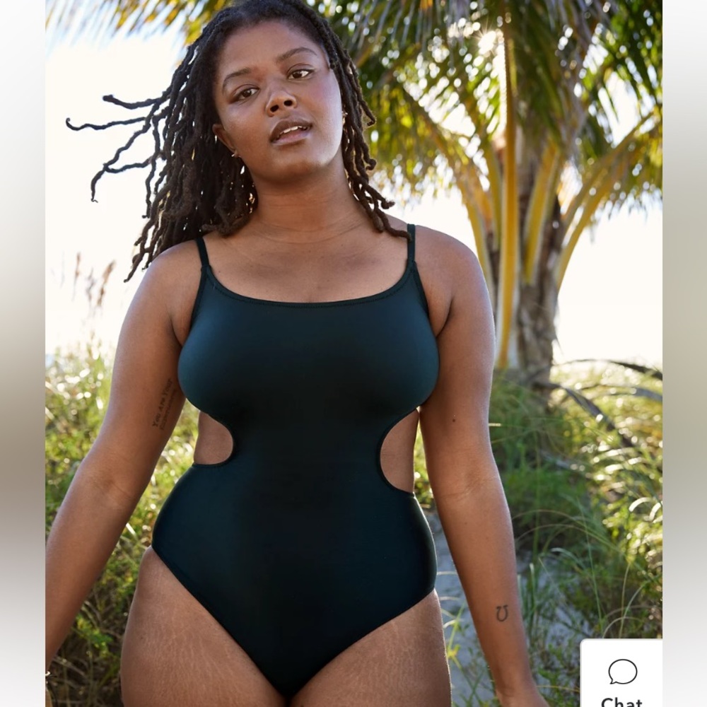 Aerie Side Scoop Ope Piece Swimsuit